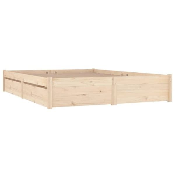 vidaXL Sängynrunko laatikoilla 150x200 cm King Size