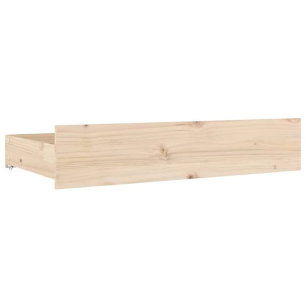 vidaXL sengeramme med skuffer 135x190 cm dobbelt