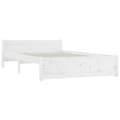 Miniatyrbillede 5 af 11: vidaXL sengeramme med skuffer 150x200 cm King Size hvid