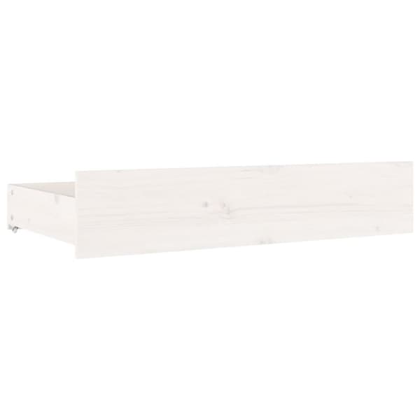 vidaXL sengeramme med skuffer 150x200 cm King Size hvid