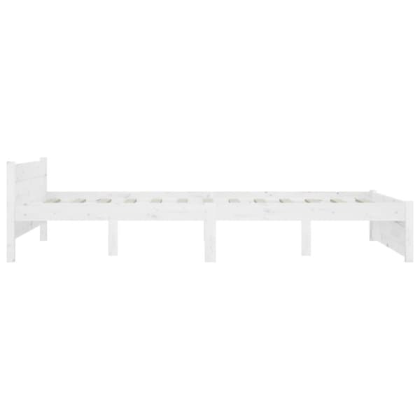 vidaXL sengeramme med skuffer 150x200 cm King Size hvid