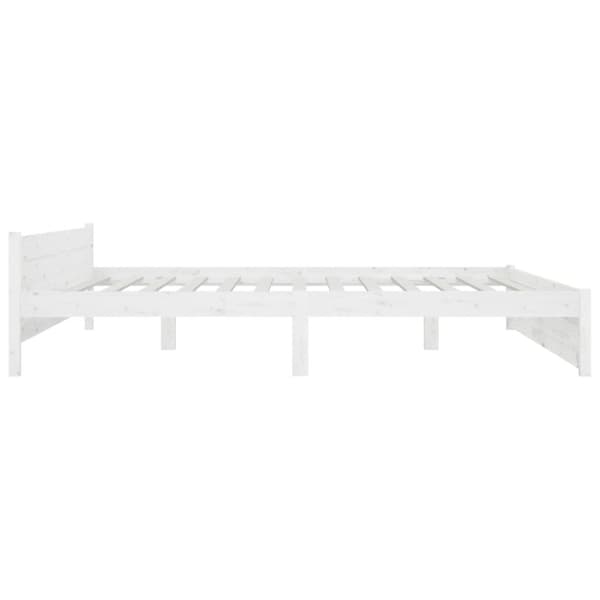 vidaXL sengeramme med skuffer 180x200 cm Super King hvid