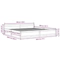 Miniatyrbillede 11 af 11: vidaXL sengeramme med skuffer 180x200 cm Super King hvid