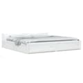 Miniatyrbillede 1 af 11: vidaXL sengeramme med skuffer 180x200 cm Super King hvid