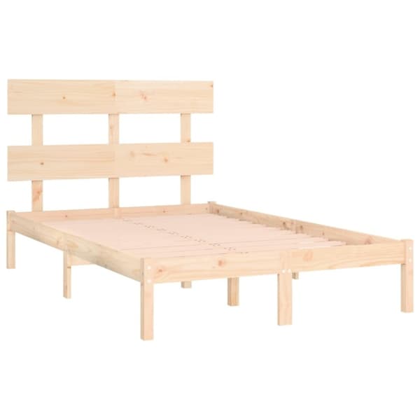 vidaXL sengeramme 150x200 cm massivt træ