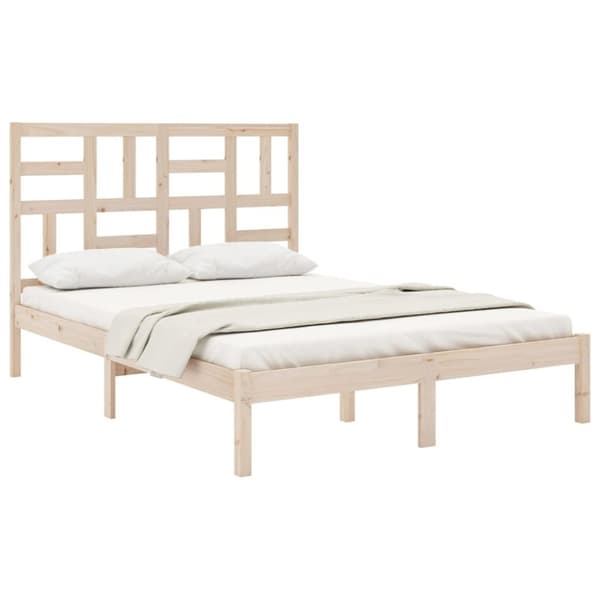 vidaXL sengeramme 120x200 cm massivt træ