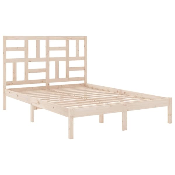 vidaXL sengeramme 120x200 cm massivt træ