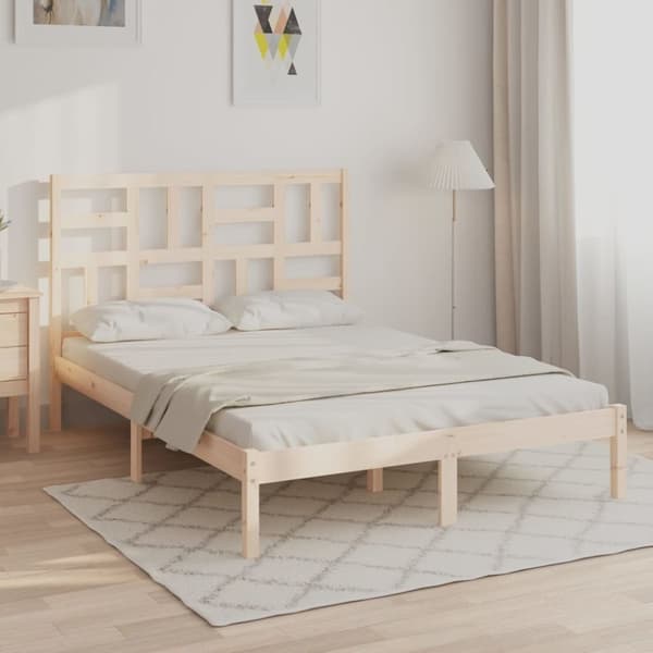vidaXL sengeramme 120x200 cm massivt træ