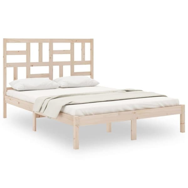 vidaXL sengeramme 120x200 cm massivt træ