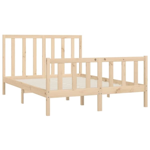 vidaXL sengeramme 140x200 cm massivt træ
