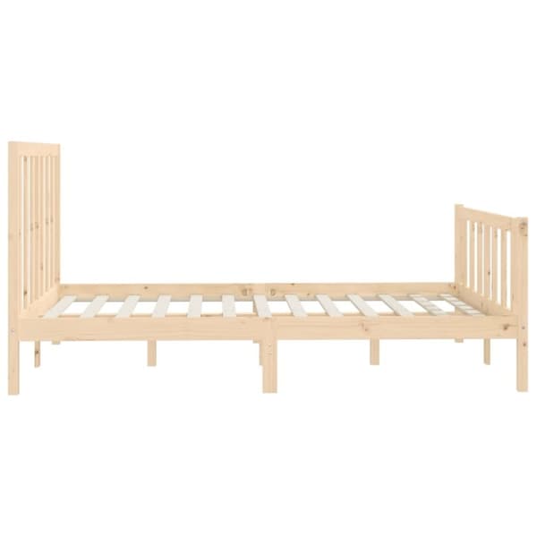 vidaXL sengeramme 140x200 cm massivt træ