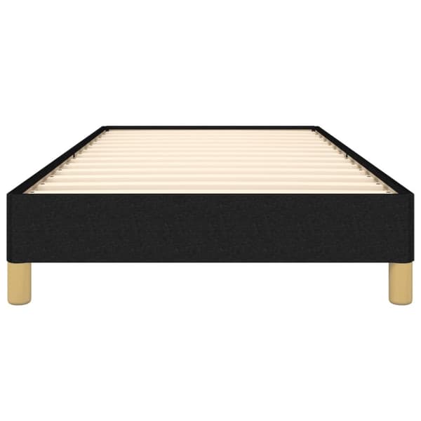 vidaXL sengeramme 90x200 cm stof sort