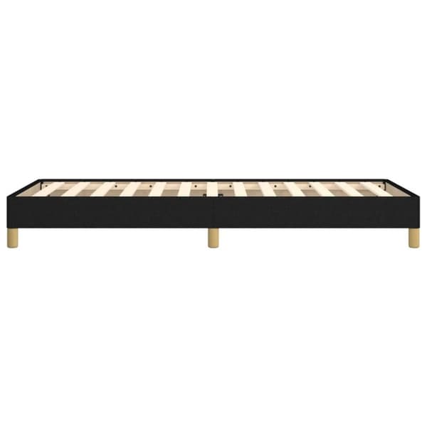 vidaXL sengeramme 90x200 cm stof sort