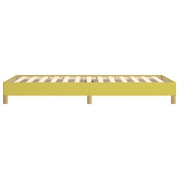 vidaXL sengeramme 90x200 cm stof grøn