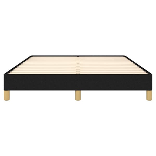 vidaXL sengeramme 140x200 cm stof sort