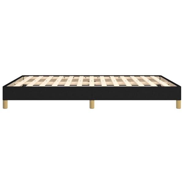 vidaXL sengeramme 140x200 cm stof sort
