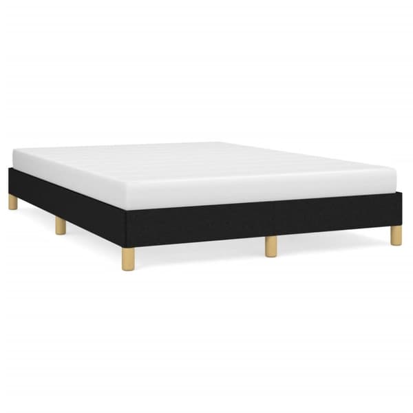 vidaXL sengeramme 140x200 cm stof sort