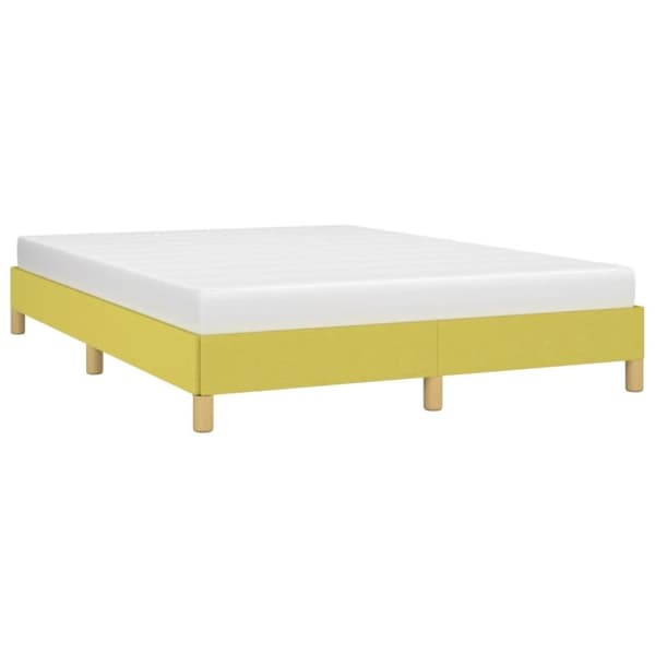 vidaXL sengeramme 140x190 cm stof grøn