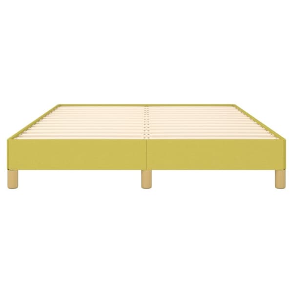 vidaXL sengeramme 140x190 cm stof grøn
