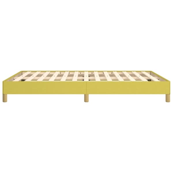 vidaXL sengeramme 140x190 cm stof grøn
