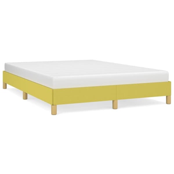 vidaXL sengeramme 140x190 cm stof grøn