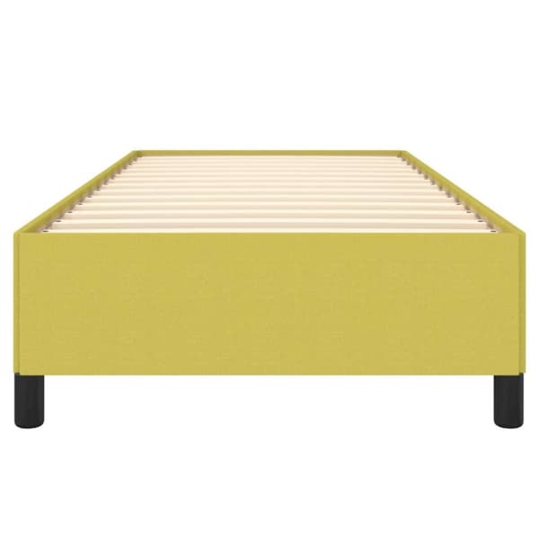 vidaXL sengeramme 90x190 cm stof grøn
