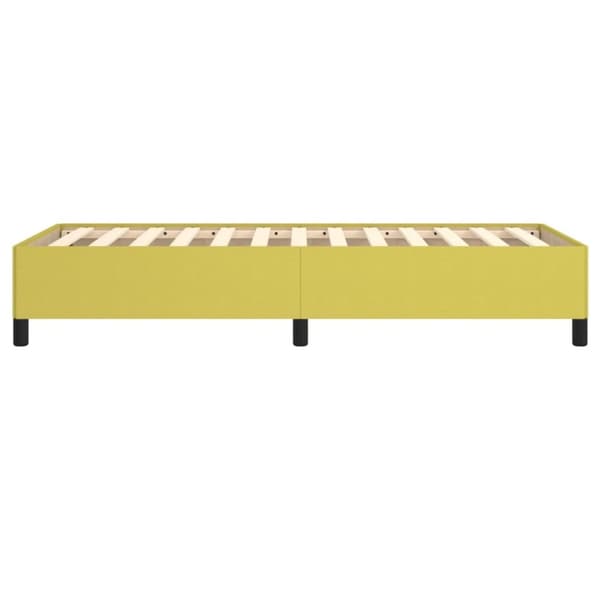 vidaXL sengeramme 90x190 cm stof grøn