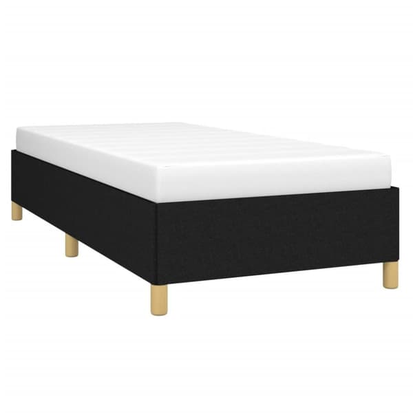 vidaXL sengeramme 90x200 cm stof sort