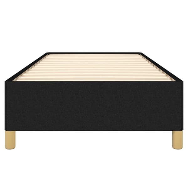 vidaXL sengeramme 90x200 cm stof sort