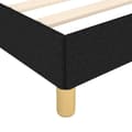 Miniatyrbillede 7 af 10: vidaXL sengeramme 90x200 cm stof sort