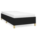 Miniatyrbillede 2 af 10: vidaXL sengeramme 90x200 cm stof sort