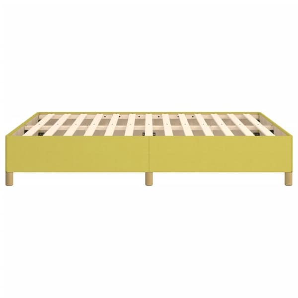 vidaXL Sengeramme uden madras Grøn 140x190 cm Stof