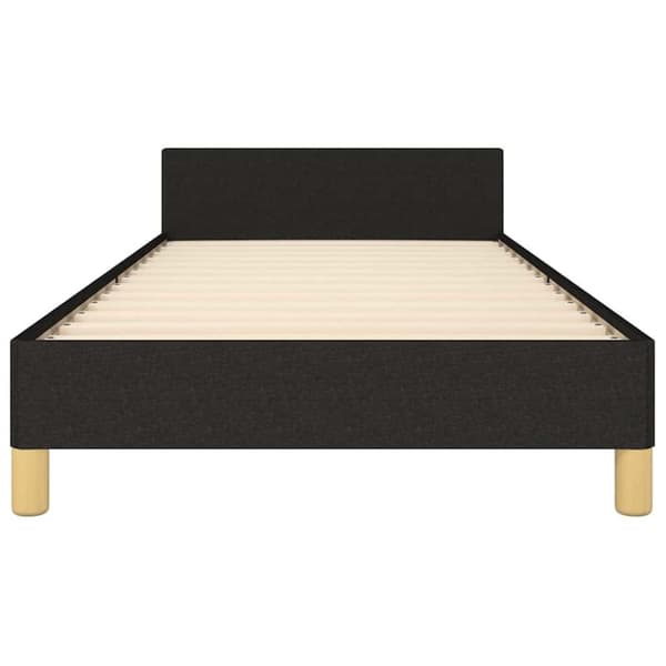 vidaXL Sengeramme uden madras Sort 100x200 cm Stof