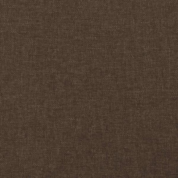 vidaXL Sengeramme uden madras Mørkebrun 120x200 cm Stof