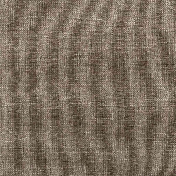 vidaXL Sengeramme uden madras Taupe 120x200 cm Stof