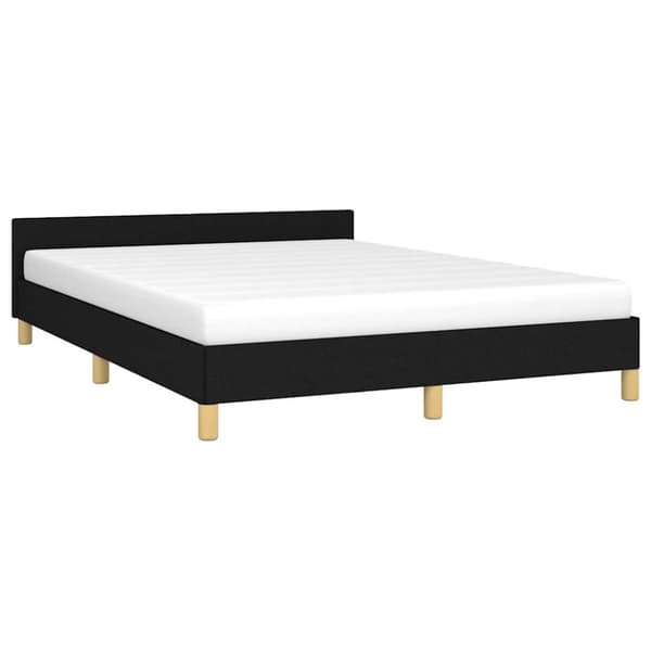 vidaXL sengeramme uden madras 140x190 cm stof sort