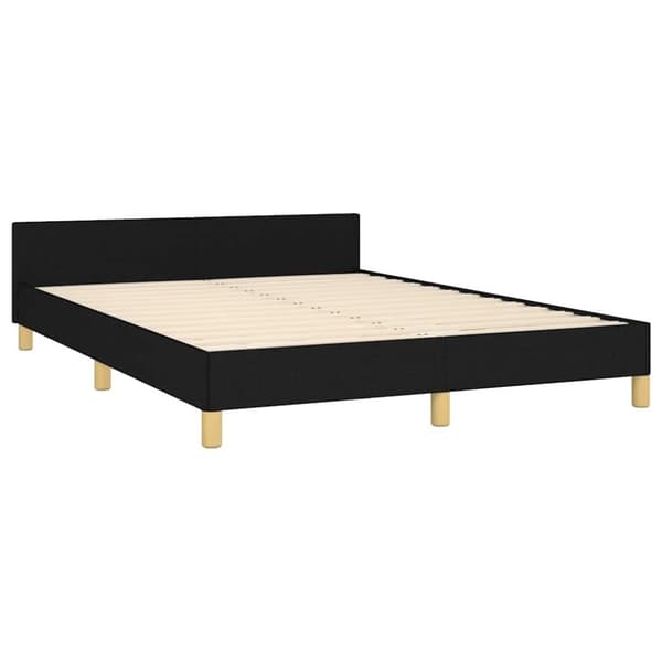 vidaXL sengeramme uden madras 140x190 cm stof sort
