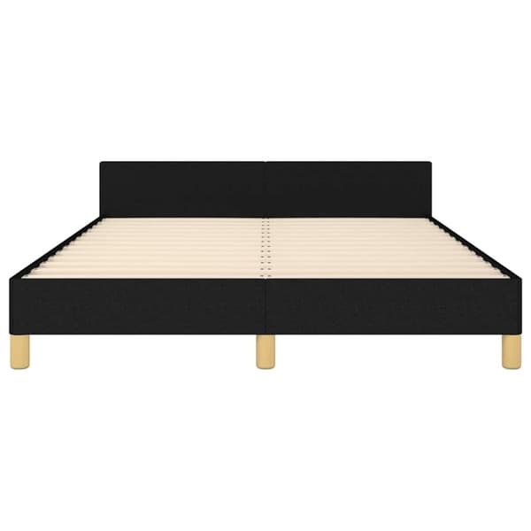 vidaXL sengeramme uden madras 140x190 cm stof sort