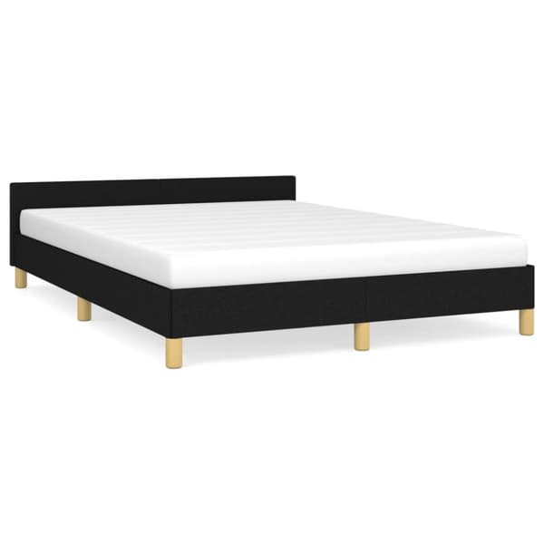 vidaXL sengeramme uden madras 140x190 cm stof sort