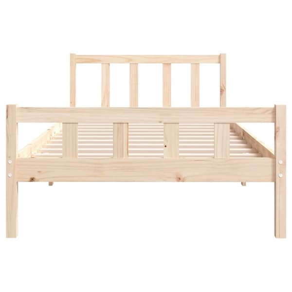 vidaXL Sengeramme heltre 100x200 cm