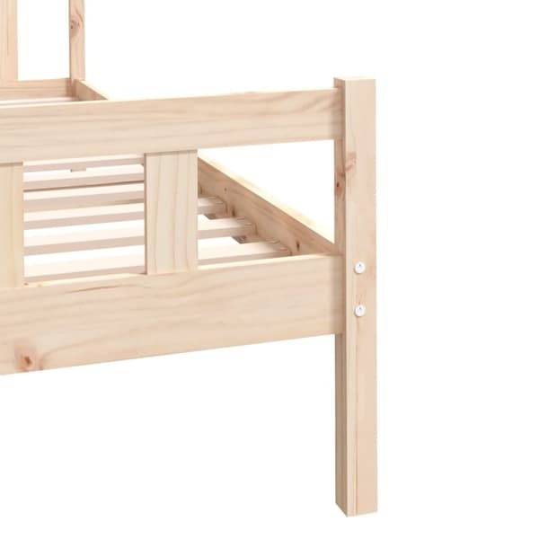 vidaXL Sengeramme heltre 100x200 cm