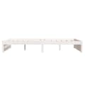 Miniatyrbilde 11 av 11: vidaXL Sengeramme hvit heltre 120x190 cm Small Double