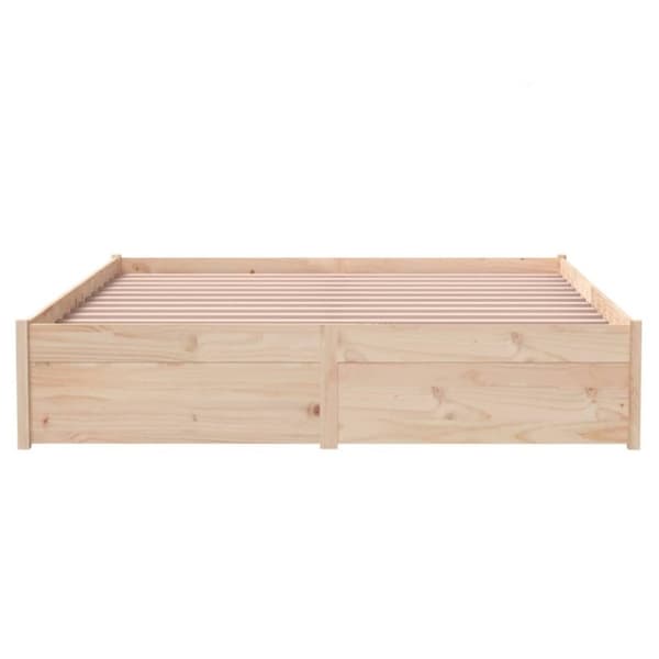 vidaXL Sengeramme heltre 140x200 cm