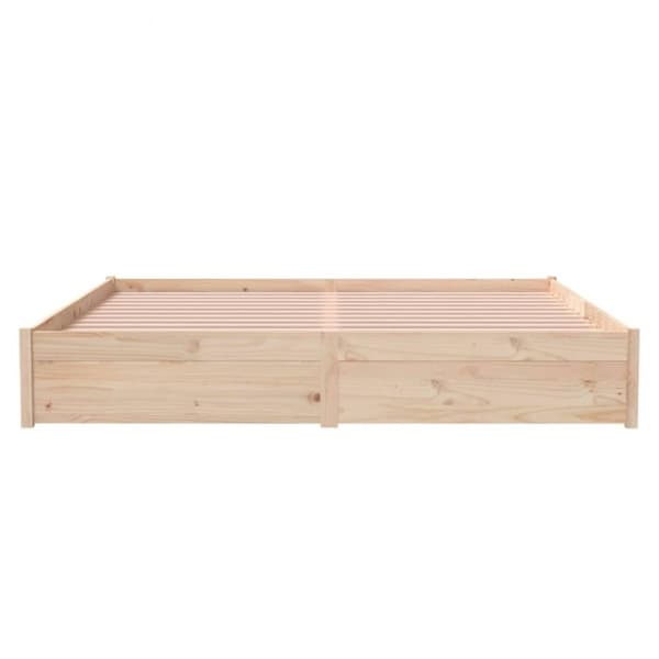 vidaXL Sengeramme heltre 180x200 cm Super King