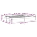 Miniatyrbilde 9 av 11: vidaXL Sengeramme heltre 180x200 cm Super King