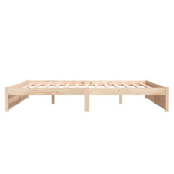 vidaXL Sengeramme heltre 180x200 cm Super King