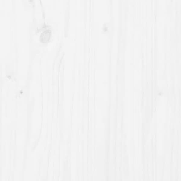 vidaXL Sengeramme hvit heltre 150x200 cm King Size