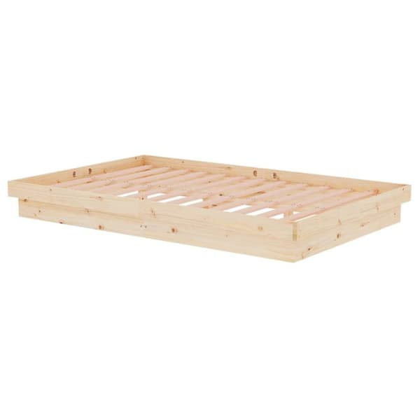 vidaXL Sengeramme heltre 120x190 cm Small Double