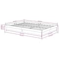 Miniatyrbilde 10 av 10: vidaXL Sengeramme heltre 120x190 cm Small Double