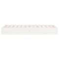 Miniatyrbilde 9 av 10: vidaXL Sengeramme hvit heltre 75x190 cm Small Single